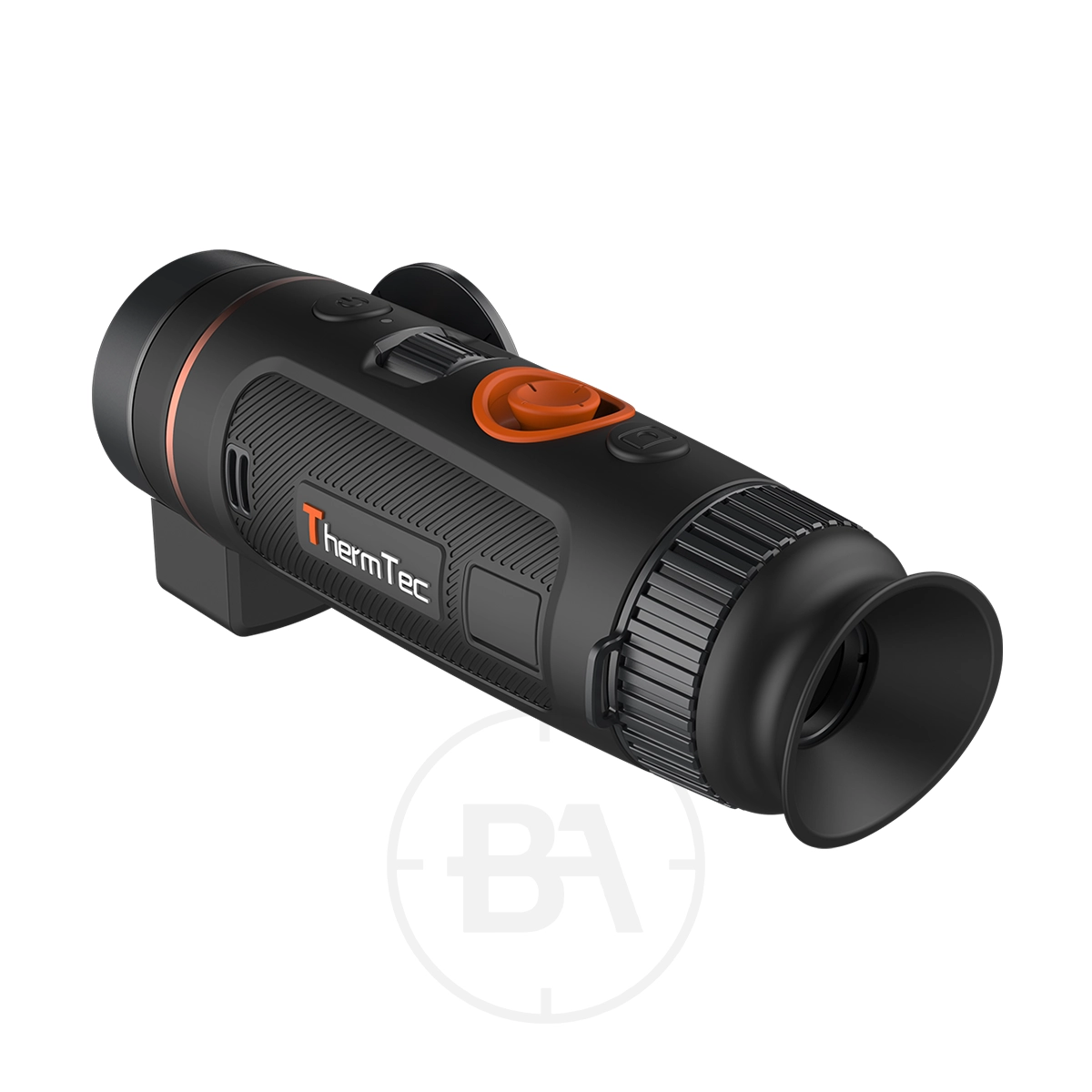 ThermTec Wild 635L Thermal lmaging Monocular 5 A black ThermTec Wild 635L Thermal Imaging Monocular with an orange control dial and "ThermTec" side label is displayed on a white background.
