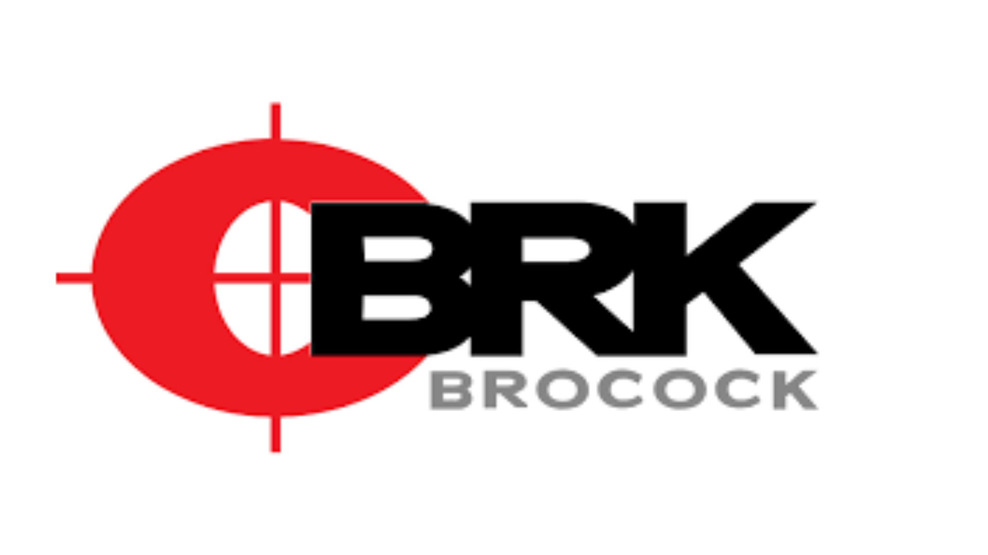 Brocock Ghost Bullpup PCP Air Rifle 2 BRK Brocock logo featuring bold black "BRK" text over a red crosshair symbol with "Brocock" written below in gray.