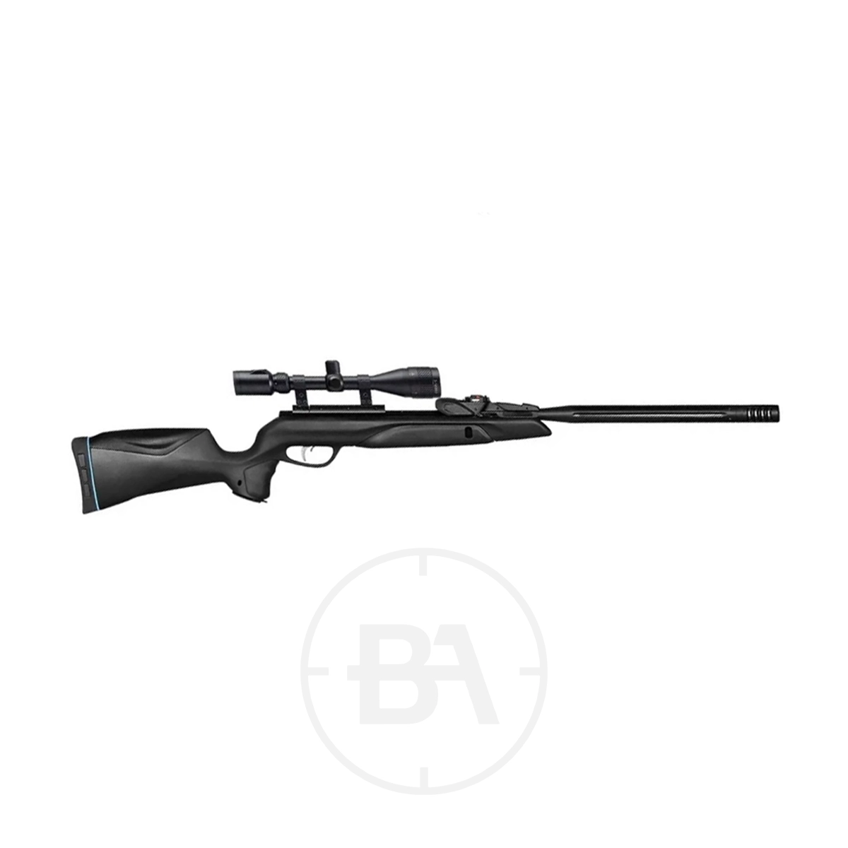 Gamo Swarm Speedster Gen 2 Multi Shot Spring Air Rifle With Scope 1 A Gamo Swarm Speedster Gen 2 Spring Air Rifle with Scope is shown against a plain white background.