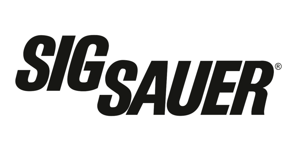 Black SIG SAUER logo in bold, uppercase letters on a transparent background.