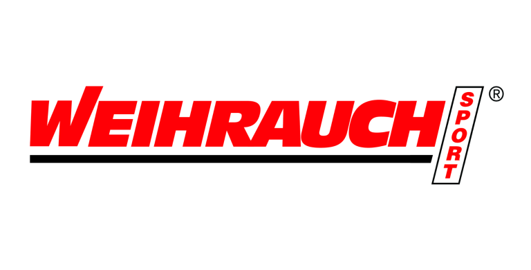 The image shows the Weihrauch Sport logo with "WEIHRAUCH" in bold red letters and "SPORT" in white letters on a vertical red-edged rectangle.