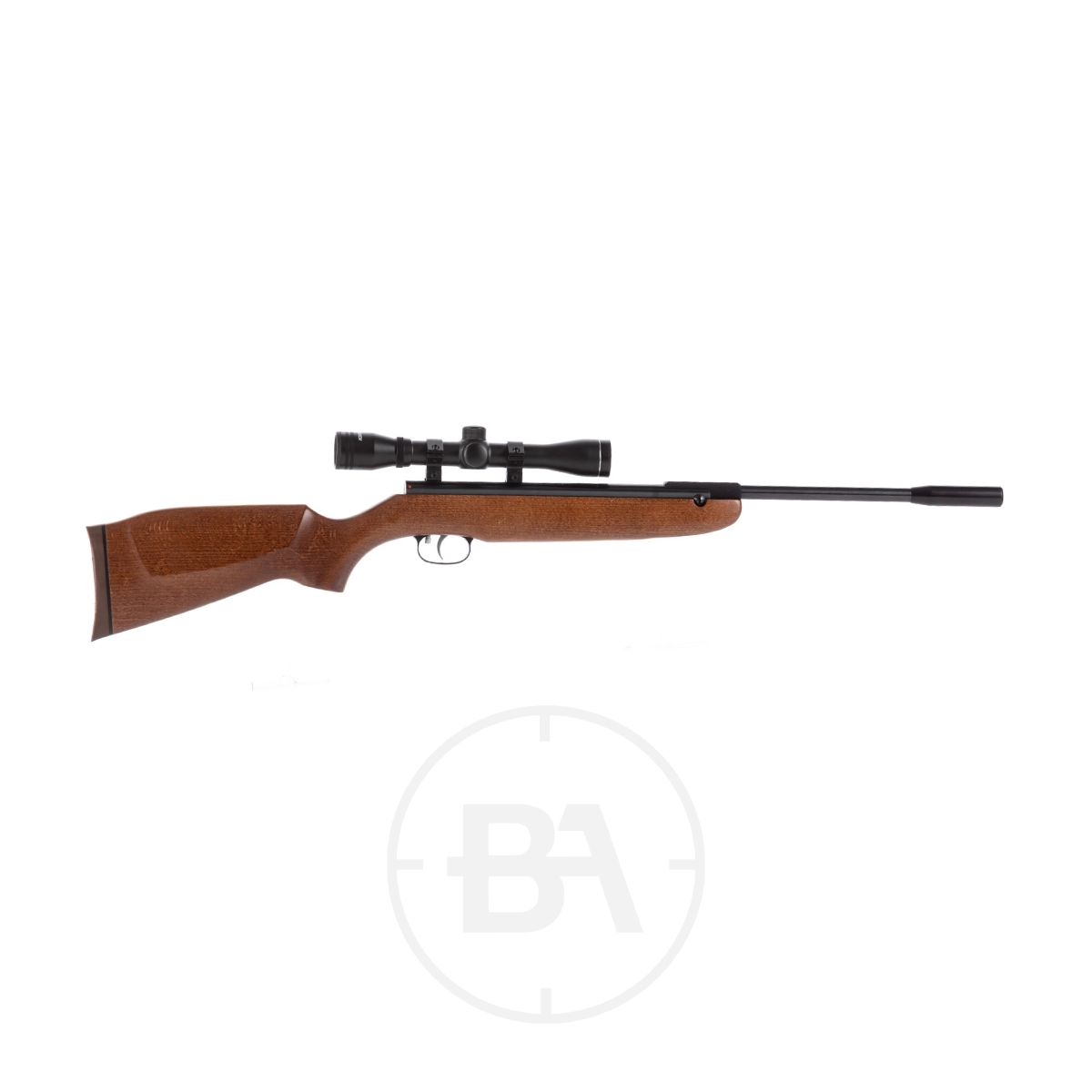 Weihrauch HW30 Spring Air Rifle Kit With Scope 3 The Weihrauch HW30 Spring Air Rifle Kit With Scope is shown on a plain white background, making it ideal for air rifle kit enthusiasts.