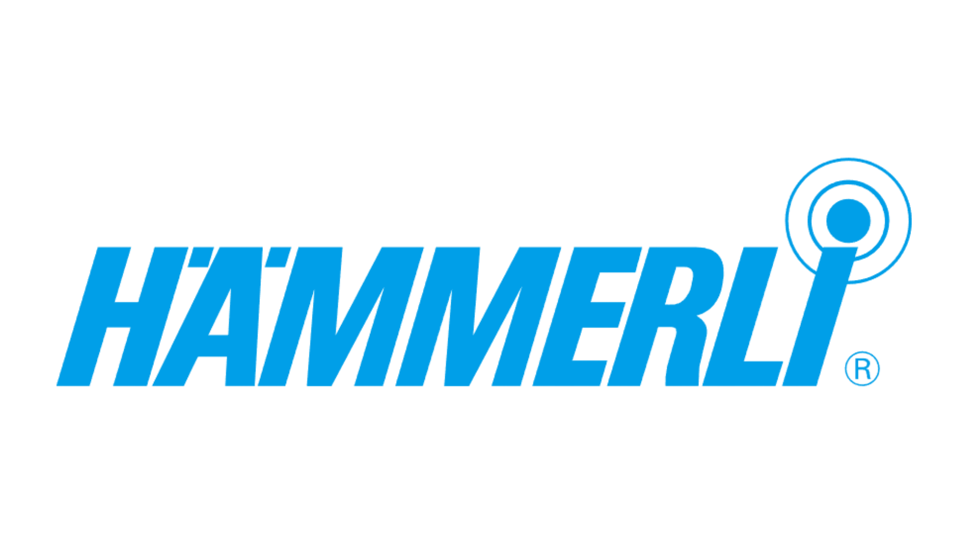Hammerli AP20 Pro Match Target Pistol 2 The image shows the blue Hämmërli logo with stylized text and a circular target design over the letter "I" on a transparent background.