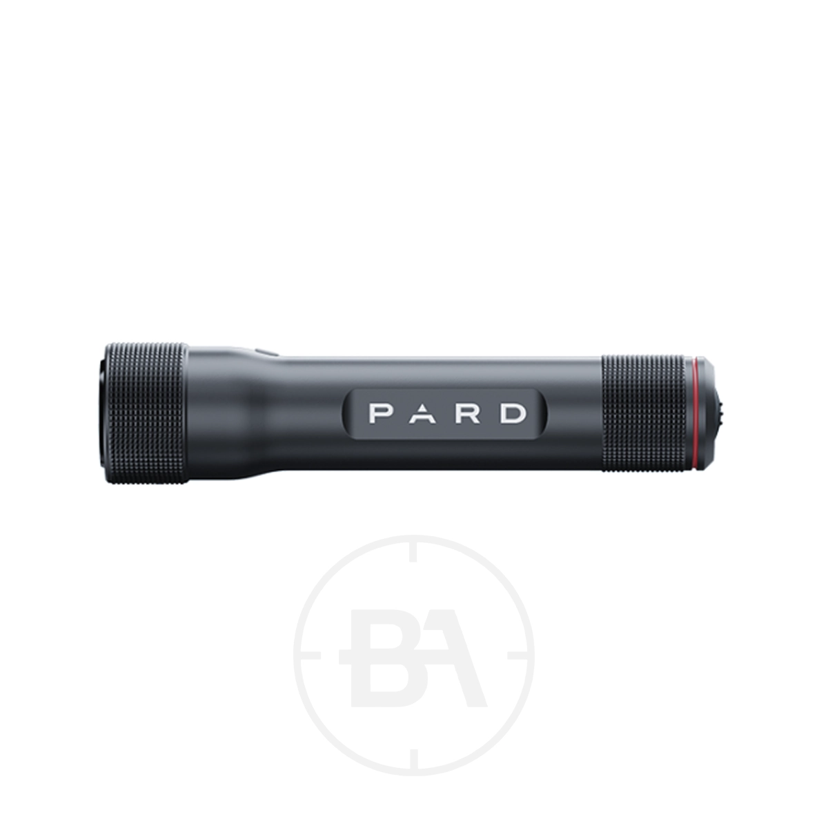 Pard TL3 N850 Night Vision Infrared Torch 2 The Pard TL3 N850 Night Vision Infrared Torch is a black cylindrical device with textured ends and "PARD TL3" in white on the side, designed for night vision, displayed against a plain white background.