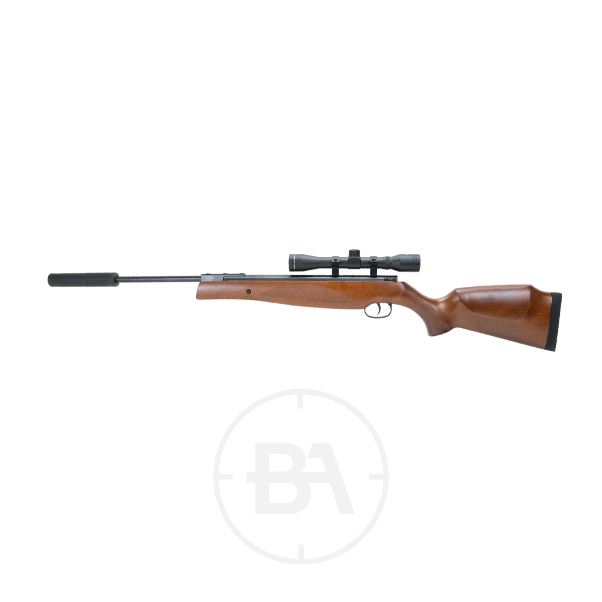 Remington Sabre Spring Air Rifle With Scope 3 Remington Sabre Spring Air Rifle With Scope, displayed against a plain white background.