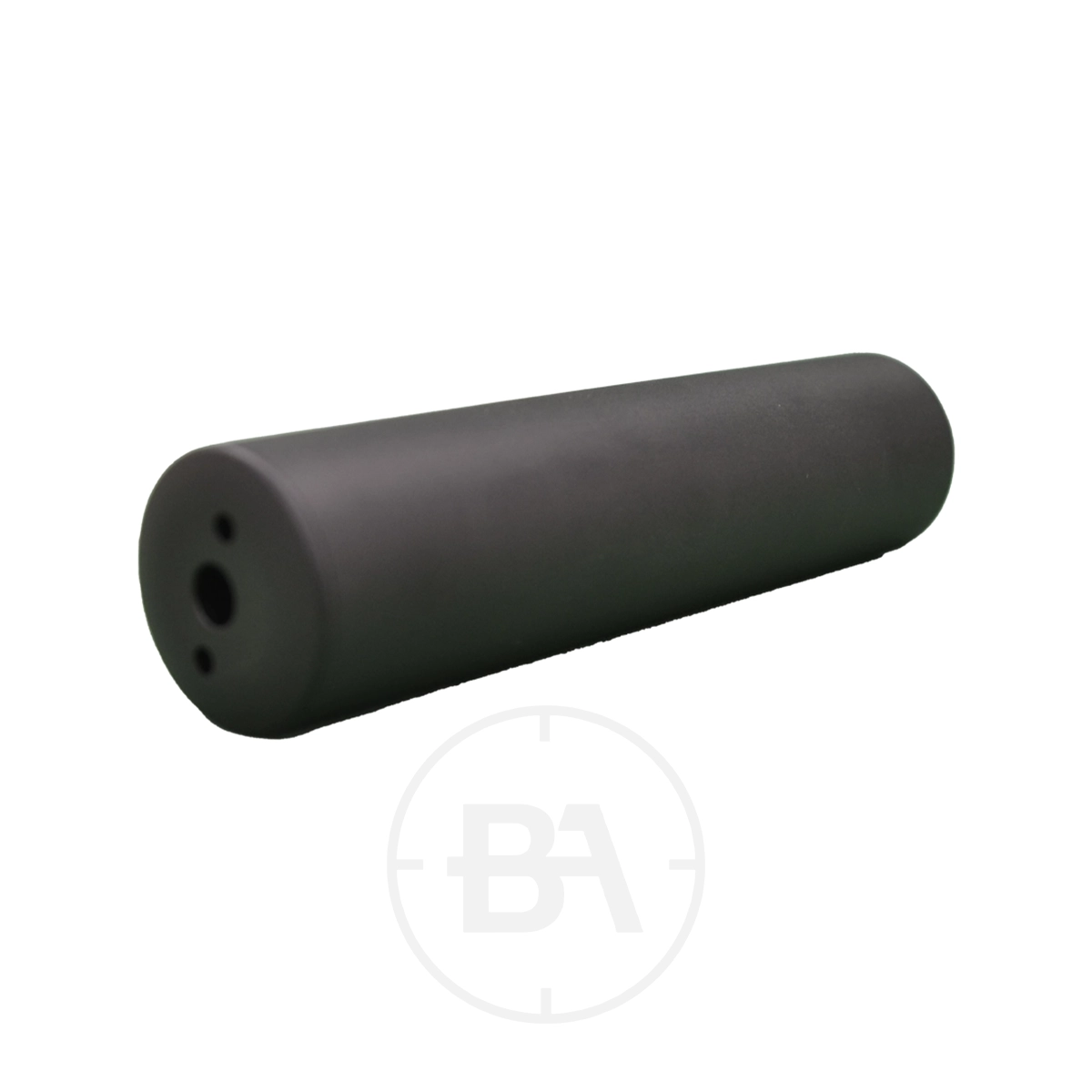 Umarex K3 Silencer - 1/2" UNF 1 A matte black Umarex K3 Silencer - 1/2" UNF with a cylindrical shape and small hole at one end is shown against a white background.