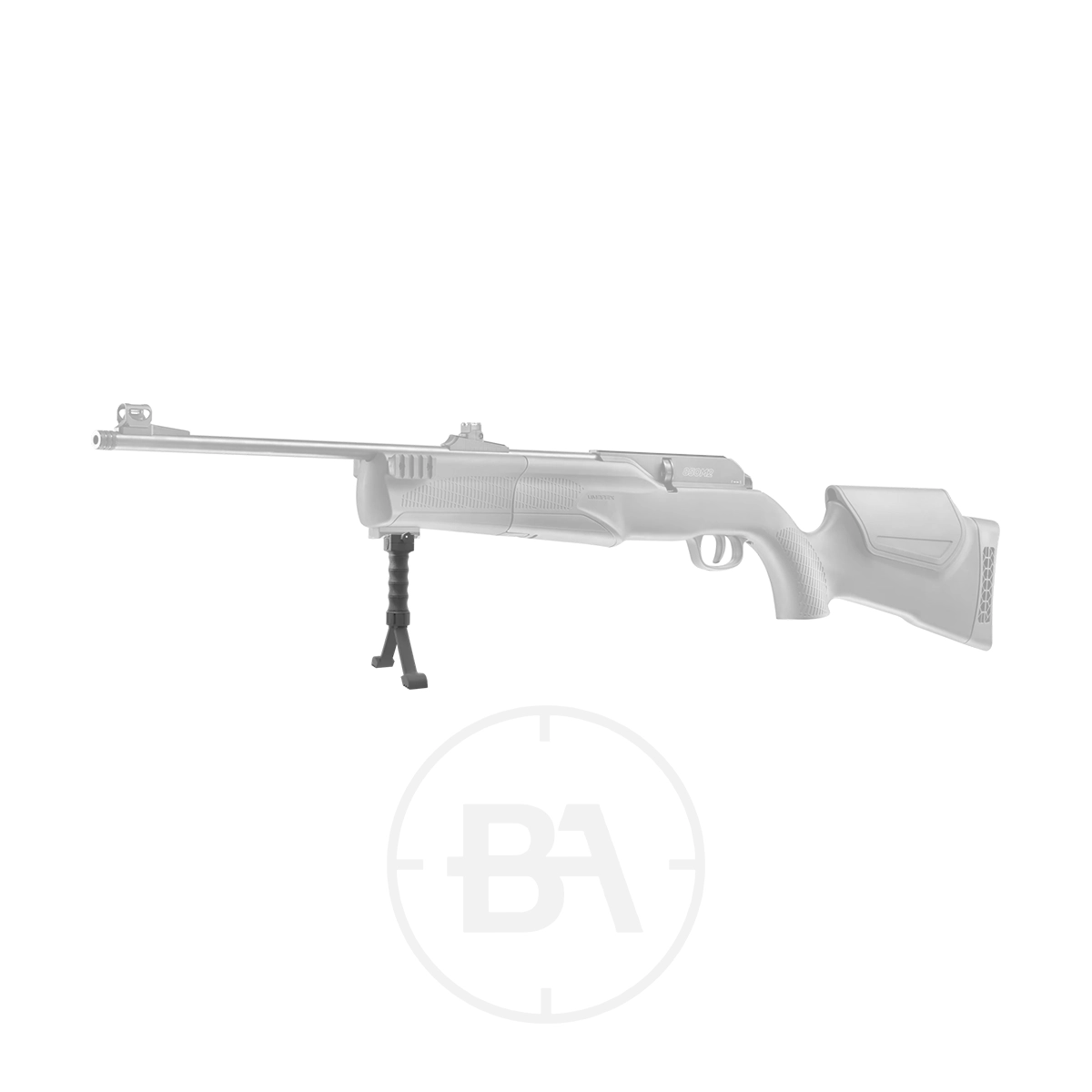 Umarex UX TBP 1 Bipod 5 The Umarex UX TBP 1 Bipod, a bolt-action rifle with a bipod attachment, is shown from the side against a plain white background.