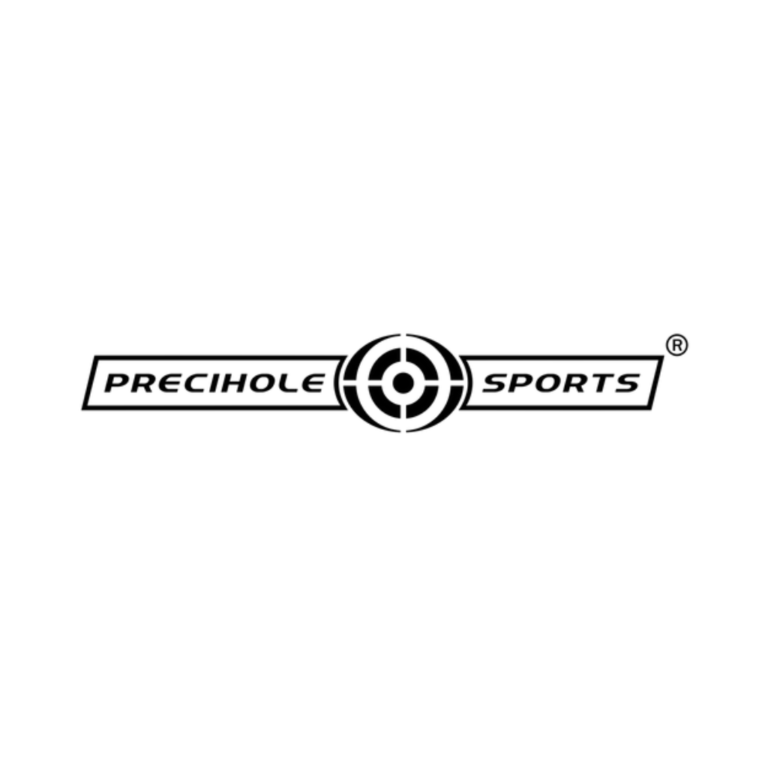 Logo of Precihole Sports featuring the brand name with a target symbol in the center on a white background.