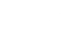 White BASC logo with a stylized outline of a badger’s head to the right of the text on a transparent background.